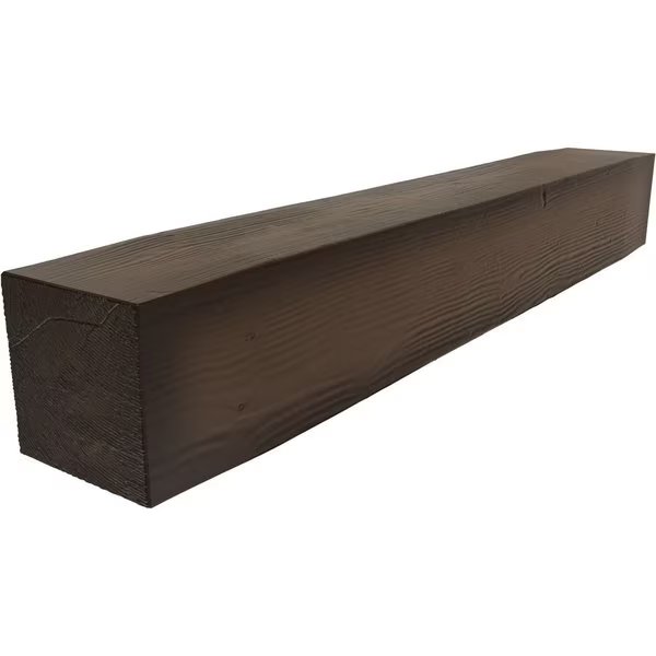 Sandblasted Faux Wood Fireplace Mantel, NaturaL x 4